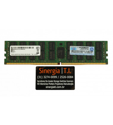 752368-081 Memória HPE 8GB (1x8GB) Single Rank x4 DDR4-2133 para Servidores DL120 DL160 DL180 DL360 DL380 DL560 DL580 ML110 ML150 ML350 Gen9 frontal