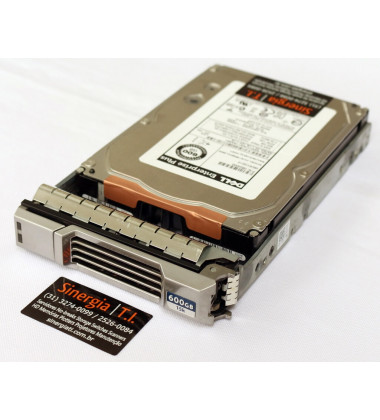 02R3X HD Dell 600GB SAS 6 Gbps 15K RPM LFF para Storage EqualLogic PS4100 PS4110 PS6100 PS6110 PS4100XV PS4110XV PS6010 PS6010XV PS6110XV - Model envio imediato