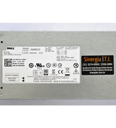 HP-S6002E0 | Fonte 600W Para Storage Dell MD1200 pronta entrega