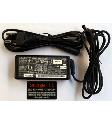 Fonte Original AC Adapter para Scanner Fujitsu modelo iX500 SV600 iX1400 iX1500 iX1600 S500 S510 - PN: PA03656-K949 pronta entrega