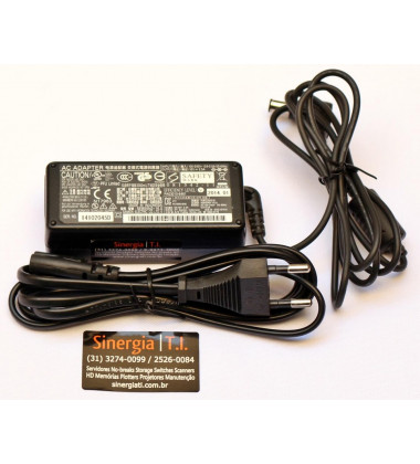 Fonte Original AC Adapter para Scanner Fujitsu modelo iX500 SV600 iX1400 iX1500 iX1600 S500 S510 - PN: PA03656-K949 em estoque