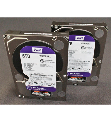 WD60PURZ HD Western Digital 6TB SATA-3 6 Gbs 5.4K RPM LFF 3,5