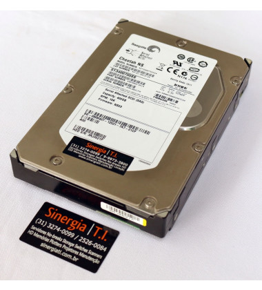 ST3400755SS HD Seagate 400GB SAS 3 Gbps 10K RPM LFF 3,5" Cheetah NS modelo Enterprise para Servidor e Storage Dell pronta entrega