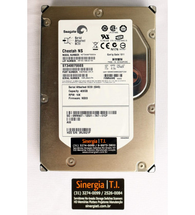 0MM407 HD Seagate 400GB SAS 3 Gbps 10K RPM LFF 3,5