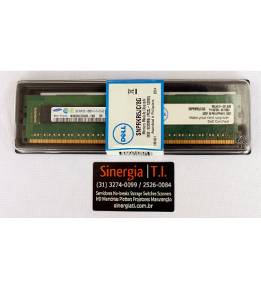 Memória RAM Dell 8GB para Servidor R720XD DDR3 1600 MHz PC3L-12800R RDIMM ECC Registrada em estoque