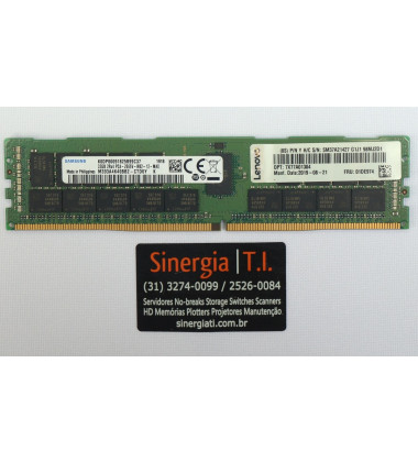 Memória 32GB TRUDDR4 2666MHz RDIMM 2Rx4 1.2V para Servidores Lenovo ThinkSystem Envio Imediato