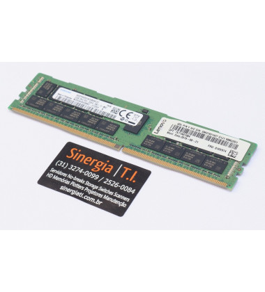 01DE974 Memória 32GB TRUDDR4 2666MHz RDIMM 2Rx4 1.2V para Servidores Lenovo ThinkSystem Pronta Entrega