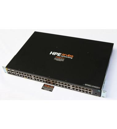 JL675A Switch Aruba Networking CX 6100 48 Portas 4SFP+ Class4 370W Rack Pronta Entrega