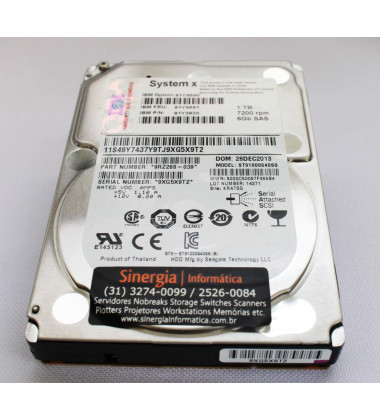 81Y9691 HD IBM 1TB SAS 6 Gbps 7.2K RPM 2,5