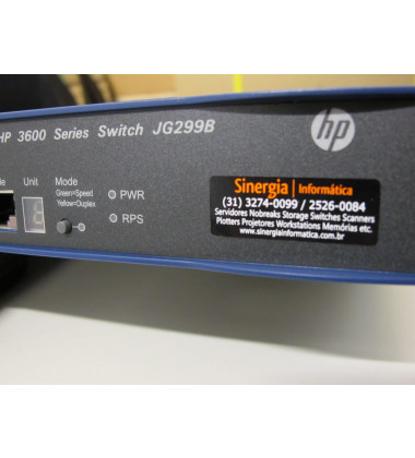 JG299B Switch HPE FlexNetwork 3600 24 portas v2 EI envio imediato