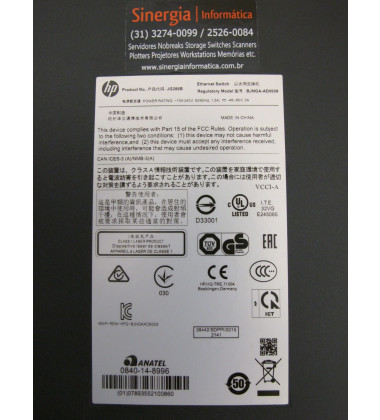 JG299A Switch HPE FlexNetwork 3600 24 portas v2 EI peça da HPE