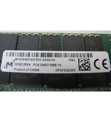 Memória RAM Supermicro 32GB para Servidores DDR4 PC4-2400T-RBB-10 peça do fabricante