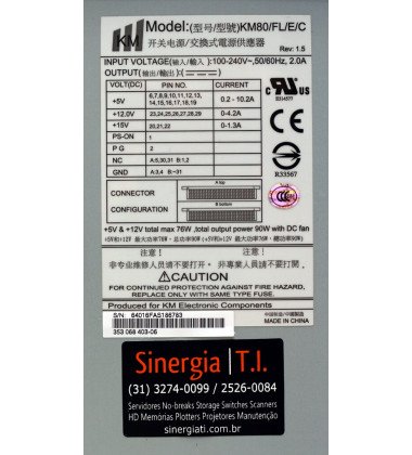 353 068 403-06 Fonte Dell 100-240V 50/60Hz para PowerVault TL2000 TL4000 envio imediato