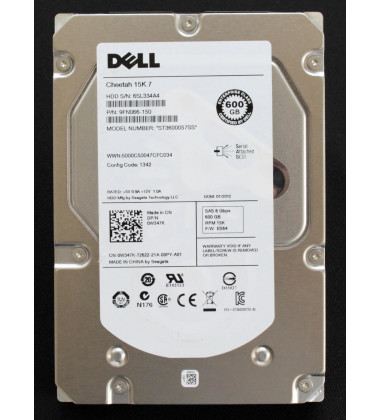 9FN066-150 HD Dell 600GB SAS 6 Gbps 15K RPM LFF 3,5" para Servidores e Storage 16MB cache pronta entrega