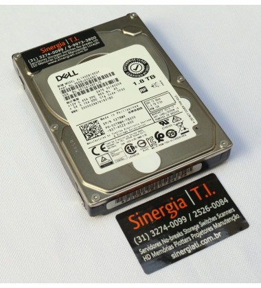 HD Dell 1.8TB SAS 12 Gbps 10K RPM SFF 2,5