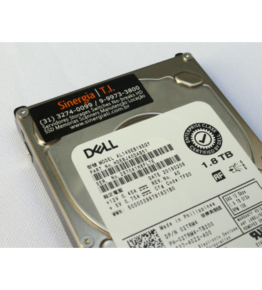 HD Dell 1.8TB SAS 12 Gbps 10K RPM SFF 2,5