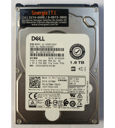 HD Dell 1.8TB SAS 12 Gbps 10K RPM SFF 2,5