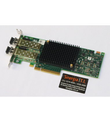 0RXNT1 HBA Dell Emulex Dual 16Gbps LPe31000 LPe32000 16/32Gb Fibre Channel DP/N Pronta Entrega