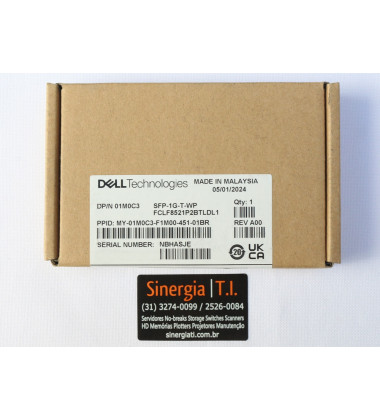 407-BBOS Transceptor Óptico 1.25GbE RJ-45 SFP 1000BASE-T para Switch Dell PowerEdge Price
