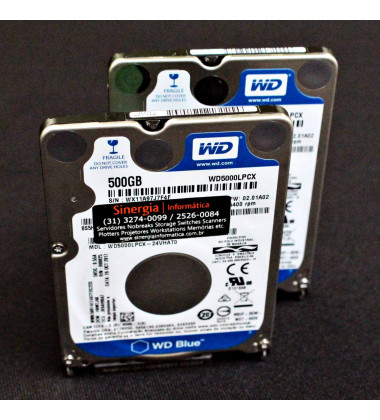 WD5000LPCX HD WD 500GB SATA 6G 5400 RPM para notebook / laptop pronta entrega