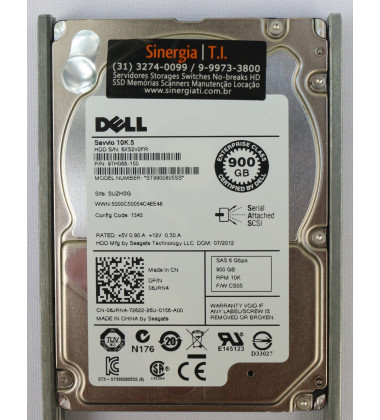 08JRN4 HD Dell 900GB SAS 6Gbps 10K RPM SFF 2,5