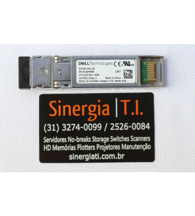 407-BBXZ Transceiver 25GbE SFP28 LR SMF Duplex LC Transceptor para Switch Dell PowerSwitch Envio Imediato