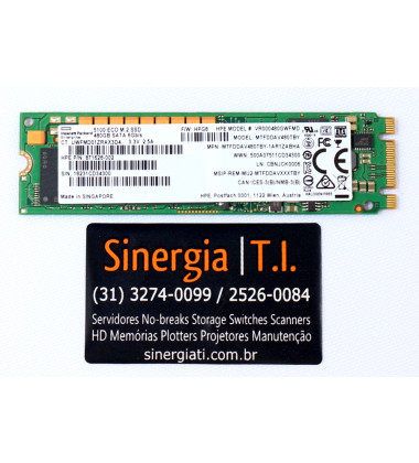 875498-B21 HPE SSD 480GB SATA 6G Read Intensive M.2 5100 ECO 2280