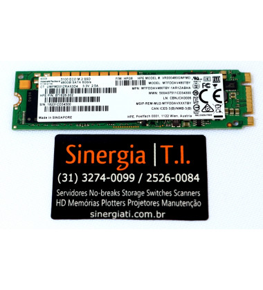 871628-002 HPE SSD 480GB SATA 6G Read Intensive M.2 5100 ECO 2280 preço