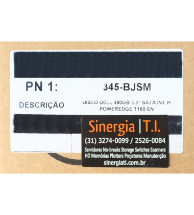 345-BJSM SSD 480GB SATA RI 6Gbps 512e 2.5