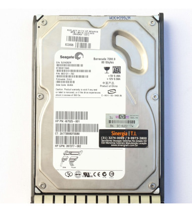 ST3808110AS HD Seagate Barracuda 7200.9 80GB 7.2K RPM 3Gbps SATA 3.5