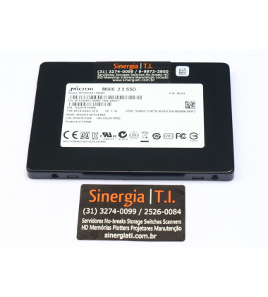 MTFDDAK1T0MBF SSD Micron M600 1TB SATA 6Gbps 2.5