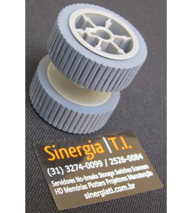 Pick Roller Fujitsu Original Model: FI-C624PR para Scanners fi-6130 fi-6130Z fi-6230 fi-6230Z fi-6140 fi-6140Z fi-6240 fi-6240Z SP25 SP30 SP30F foto close perfil