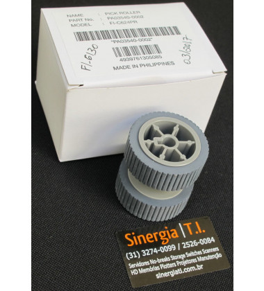 Pick Roller Fujitsu Original Model: FI-C624PR para Scanners fi-6130 fi-6130Z fi-6230 fi-6230Z fi-6140 fi-6140Z fi-6240 fi-6240Z SP25 SP30 SP30F foto com a caixa