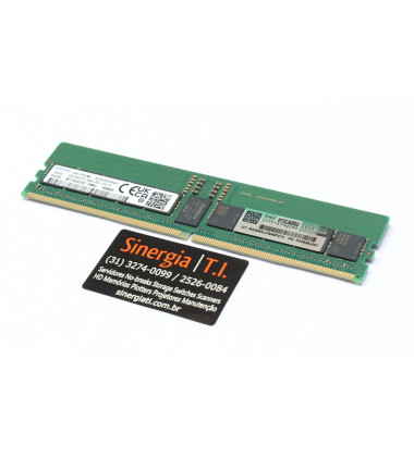 P64706-B21 Memória 32GB Dual Rank x8 DDR5 RDIMM 5600MTs 1.1V Registrada para Servidor HPE ProLiant Pronta Entrega