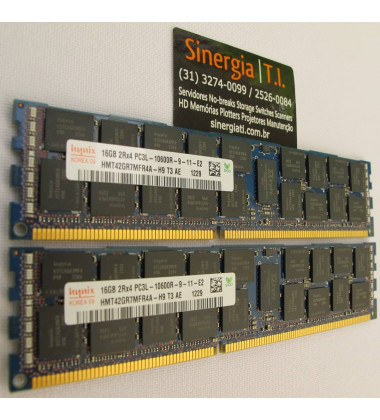 500666-B21 Memória RAM Hynix 16GB DDR3 1333MHz ECC Registrada 1,35V Para Servidor preço