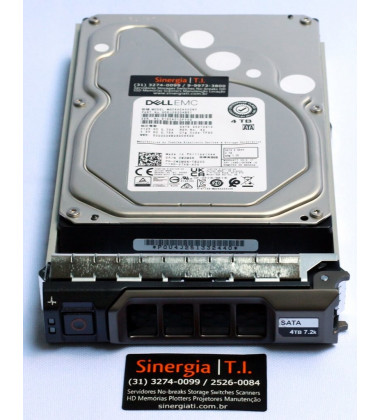 HDEJX82DAB51 HD Dell 4TB SATA 6 Gbps 7.2K RPM LFF 3,5