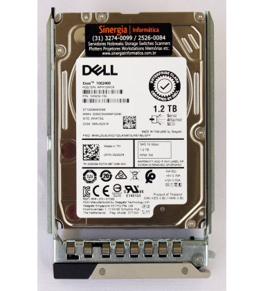 HD Dell 1.2TB SAS 12Gbps 10K RPM para Servidor R940 SFF 2,5