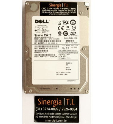 9FU066-050 HD Dell 146GB SAS 6 Gbps 15K RPM SFF 2,5