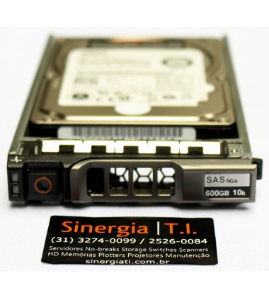 MBF2600RC HD Dell 600GB SAS 6 Gbps 10K RPM SFF 2,5" para Servidor Model pronta entrega