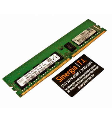 805671-B21 Memória HPE 16GB Dual Rank x8 DDR4-2133 para Servidor ML30 DL20 Gen9 envio imediato