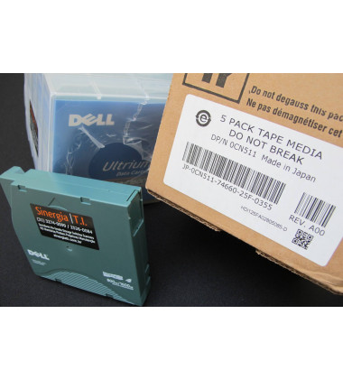 Mídia de fita de 800GB/1.6 TB para unidade de fita LTO-4 120 - 5 Pack para o selecionar Dell PowerVault armazenamento / servidores PowerEdge envio imediato