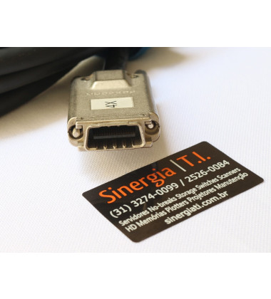 0HR384 Cabo Externo SAS SFF-8088 para SFF-8470 4m para Storage Dell PowerVault Envio Imediato