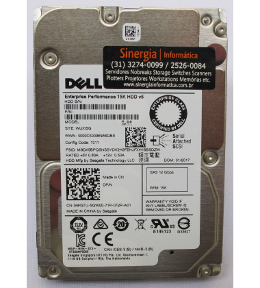 400-ATIU HD Dell 900GB SAS 12 Gbps 15K RPM 512e SFF 2,5