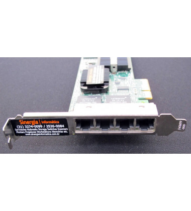 PN: 0H092P | Placa Rede Dell Intel Pro/1000 4 Portas Pci-e MY-0H092P-12402-04H-00IG-A00 foto portas gigabit peça da Dell