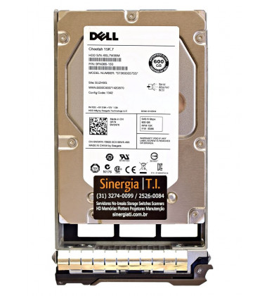 342-2056 HD Dell 600GB SAS 6 Gbps 15K RPM LFF para Servidor PowerEdge envio imediato