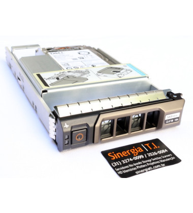 HD 2.4TB SAS 12 Gbps para Storage PowerVault ME4012 ME4024 ME4084 e Gavetas expansão ME412 ME424 ME484 Envio Imediato