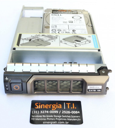  HD Dell 2.4TB 10K SAS 3.5 P POWERVAULT MET330 para Servidor pronta entrega