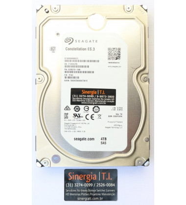 ST4000NM0023 HD Seagate 4TB SAS 6 Gbps 7.2K RPM 3,5
