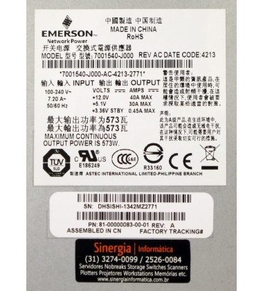 592267-002 Fonte Redundante HP 573W Storage P2000 price
