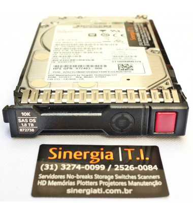 872481-B21 HD HPE 1.8TB SAS 12G 10K SFF 2.5